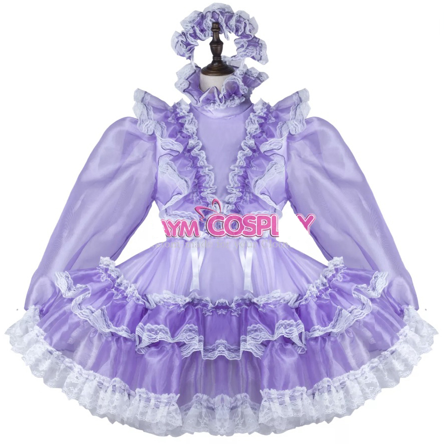 Lavender Sissy Maid Dress